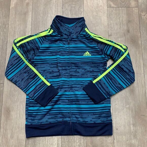 Kids Adidas Full Zip Track Jacket - Picture 1 of 6
